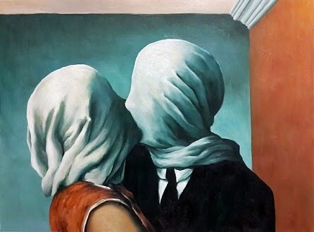 The-Lovers-by-Rene-Magritte